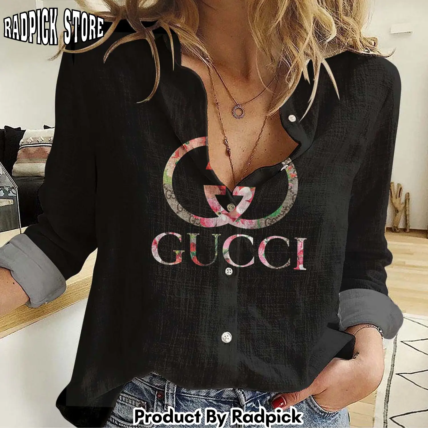Radpick premium gucci monogram shirt rp662355